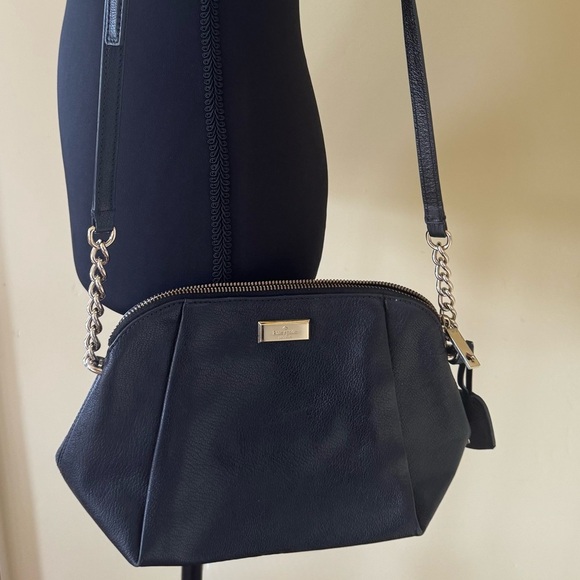 Kate Spade Small Leather Cross-Body Purse Handbag, Black - Picture 4 of 14